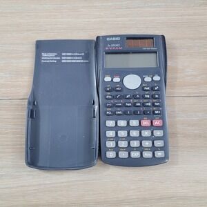 Casio fx-300MS Scientific Calculator S-V.P.A.M. Solar Battery Two Way Power Case